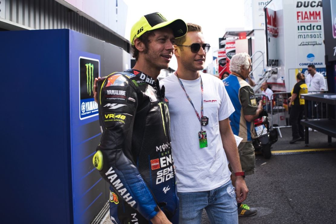 Lando Norris incontra il suo idolo Valentino | Foto ...