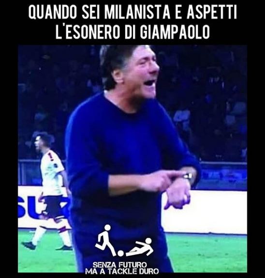 Milan in crisi, i migliori meme su Giampaolo | Foto ...