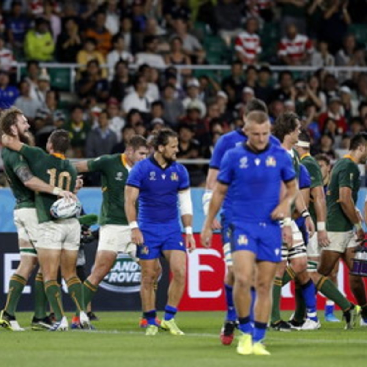 Rugby, Mondiali: Italia-Sudafrica dura solo un tempo, azzurri travolti ...