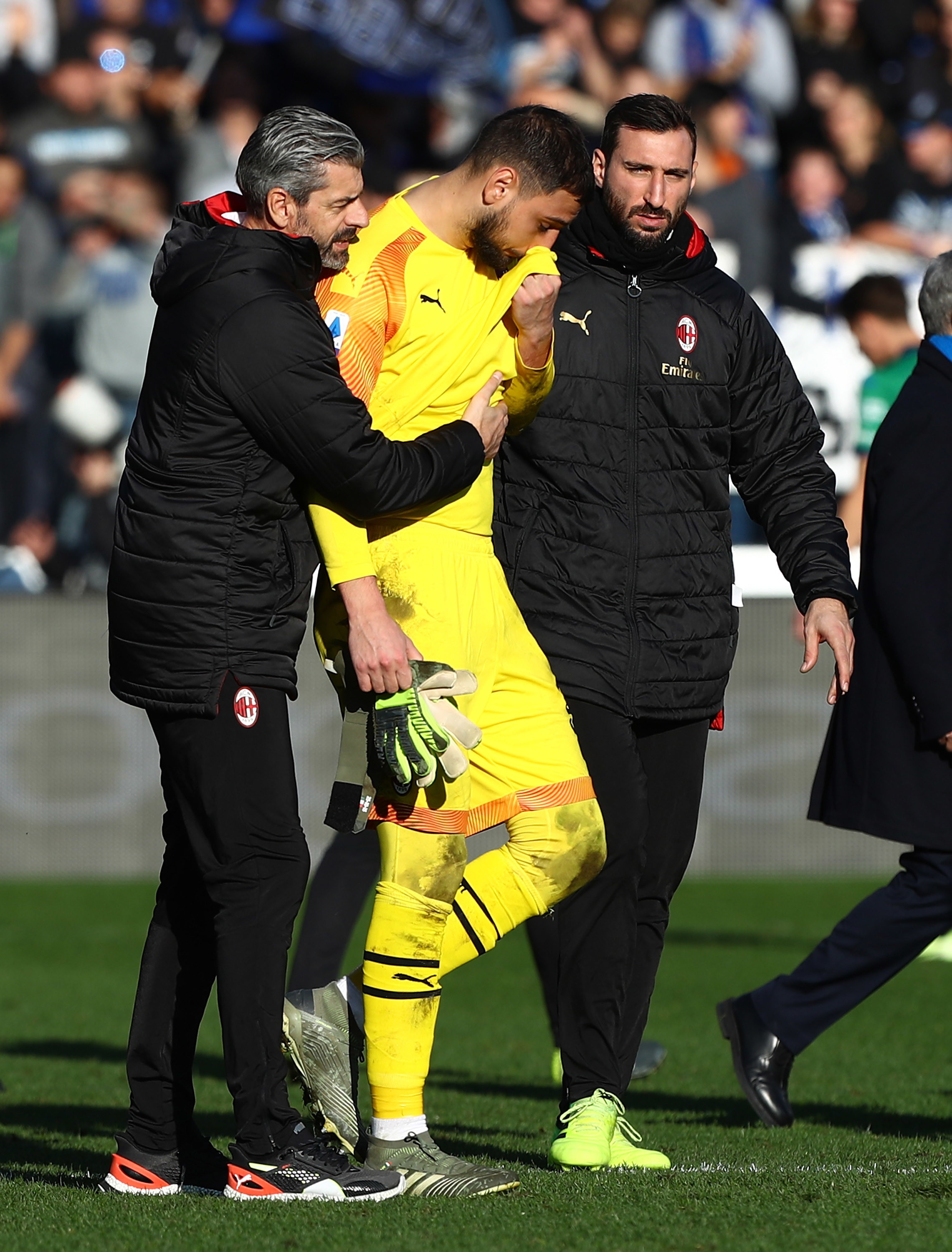 Atalanta Milan Donnarumma In Lacrime Foto Sportmediaset