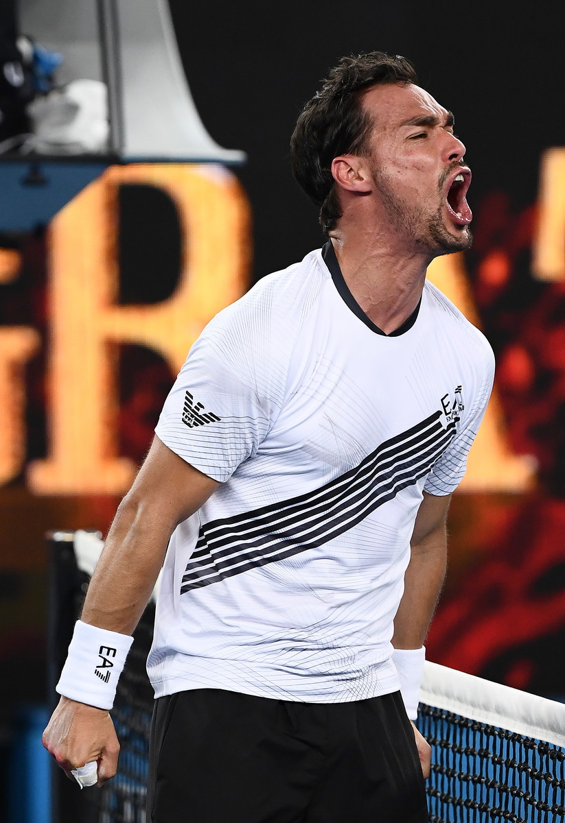 Australian Open, maratona show di Fognini - foto 12