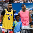 Kyrgios, omaggio a Kobe: in campo maglietta e lacrime&nbsp;