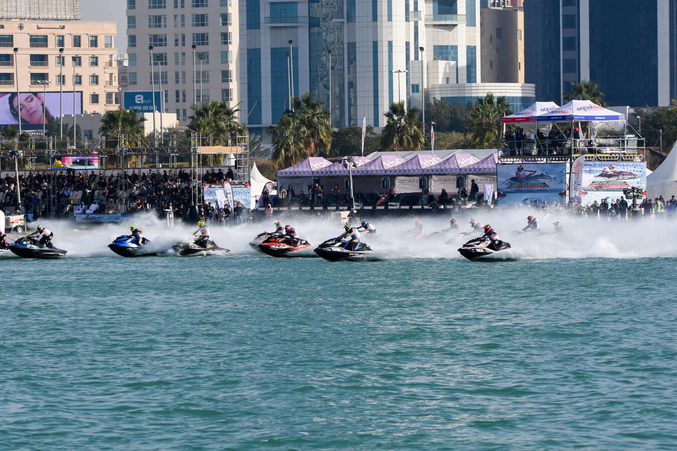 L'Aquabike in Kuwait, che successo Foto Sportmediaset