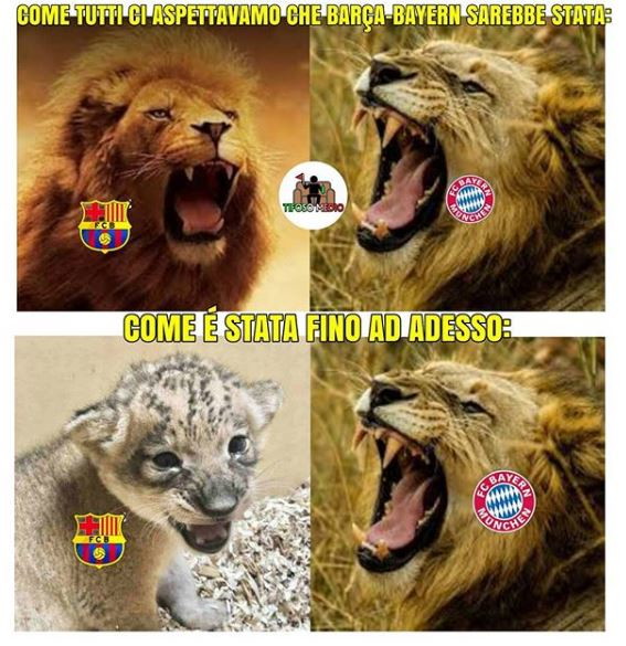 Barcellona-Bayern Monaco 2-8: i migliori meme | Foto ...