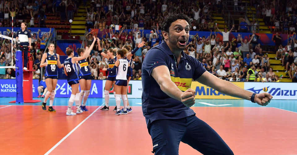Davide Mazzanti, c.t. dell'Italvolley femminile