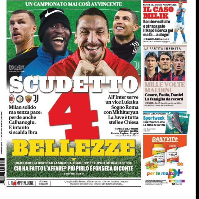 I giornali dell'8 gennaio