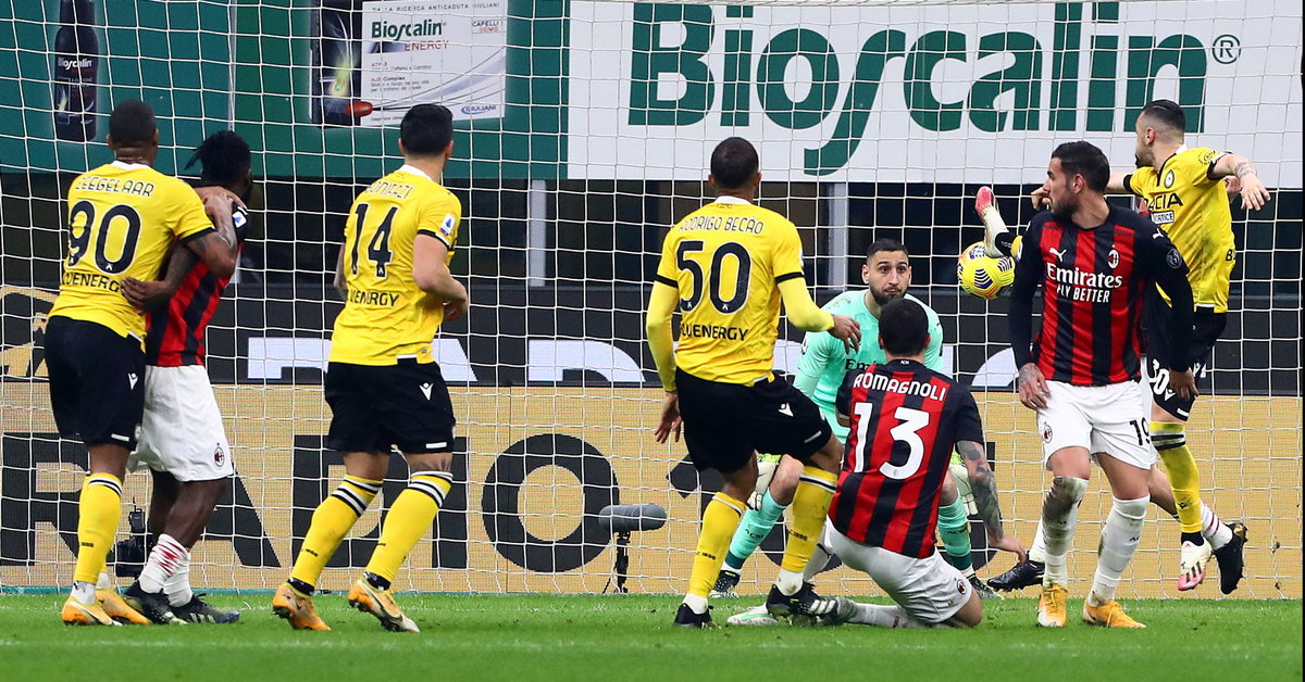 Serie A, Milan-Udinese 1-1: l'Inter ora può andare in fuga | News - Sportmediaset