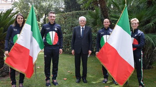 Tokyo 2020, Mattarella consegna il tricolore ai portabandiera azzurri