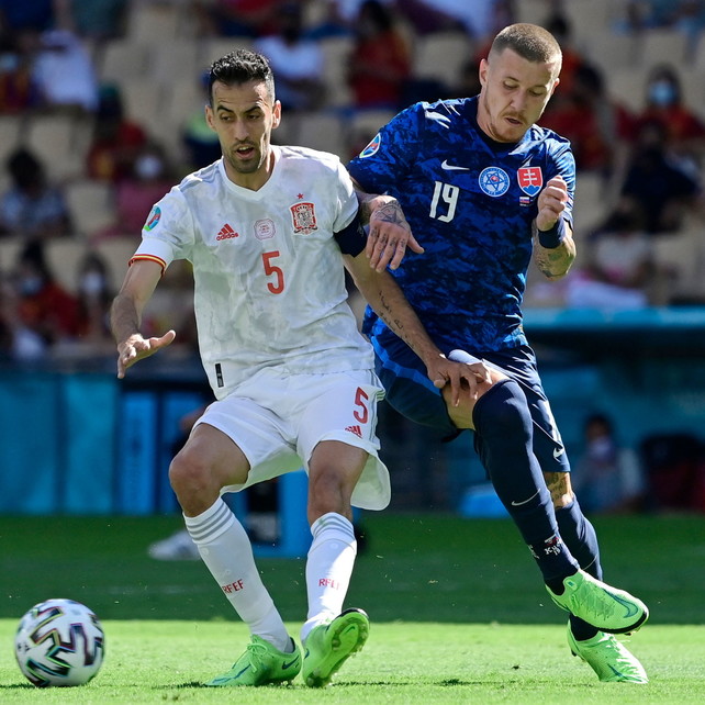 Slovacchia-Spagna, le immagini del match