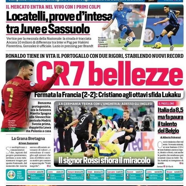 I giornali del 24 giugno. La rassegna stampa