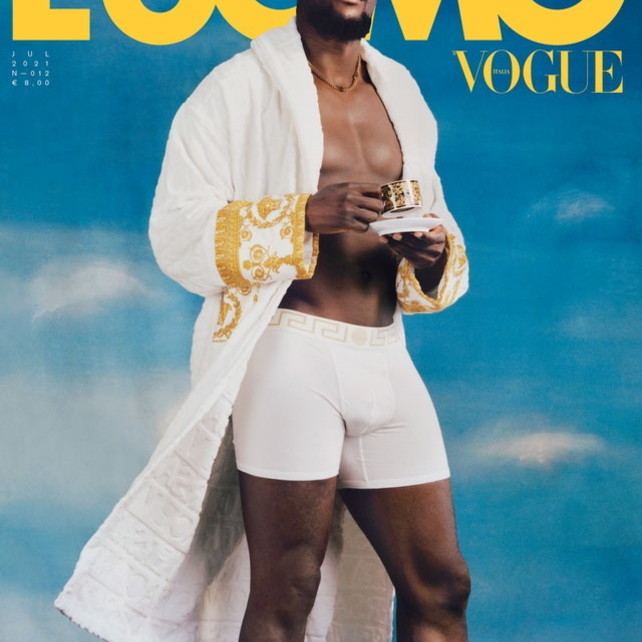 Lukaku&nbsp;dopo Inter e Belgio si prende anche la copertina de L'Uomo di&nbsp;Vogue&nbsp;Italia di luglio