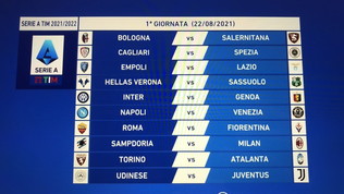 Serie A, il calendario del girone di andata