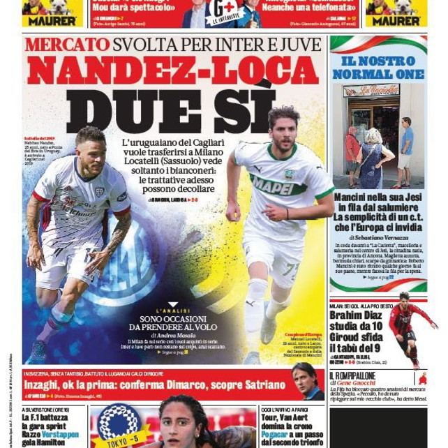 I giornali del 18 luglio. La rassegna stampa