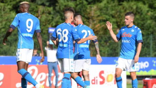 Napoli, la prima di Spalletti &egrave; una goleada: poker per&nbsp;Osimhen
