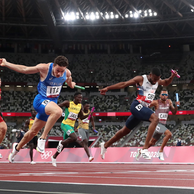 La staffetta 4x100 nell'Olimpo: storico oro