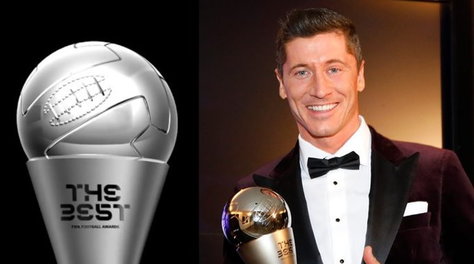 Lewandowski miglior giocatore del 2021, beffa per Mancini e Gigio