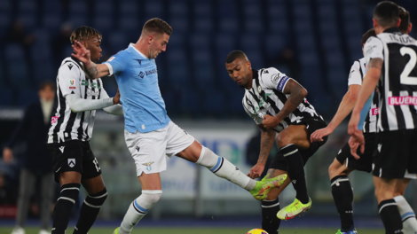 Immobile stende l'Udinese ai supplementari, la Lazio trova il Milan ai quarti