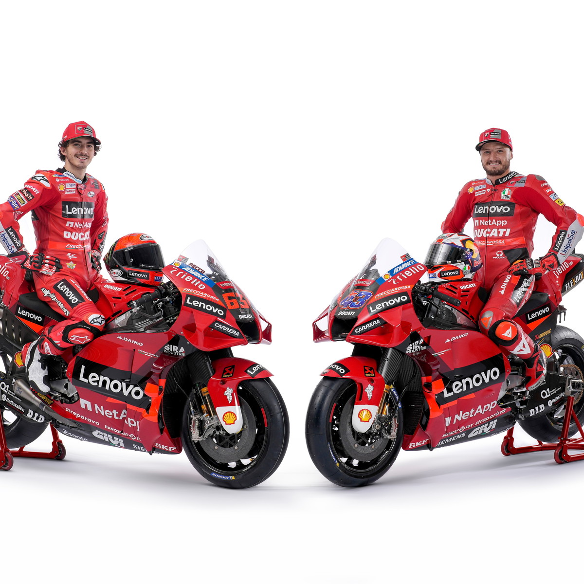 Rosso Ducati: tradizione e innovazione per la GP22 di Bagnaia e Miller
