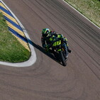 Rossi non dimentica la moto: allenamento con l&#39;Academy