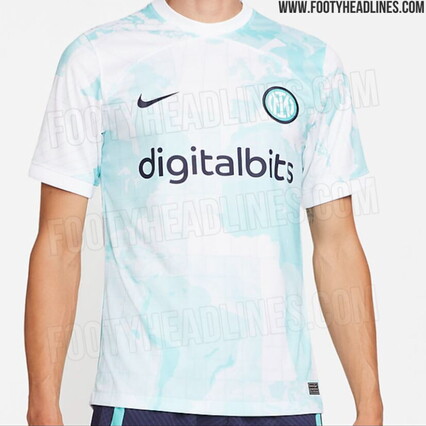 Inter, le prime immagini della maglia da trasferta 2022/23