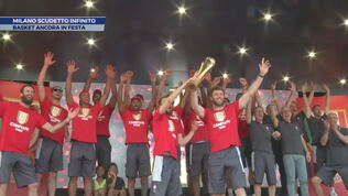 Milano scudetto infinito: basket ancora in festa