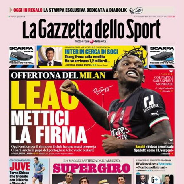 I giornali del 18 ottobre