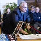 In lacrime per Sinisa: anche Lotito, Spalletti e Montella in Campidoglio