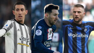 Da Messi a Skriniar e Di Maria, i calciatori in scadenza tra sei mesi