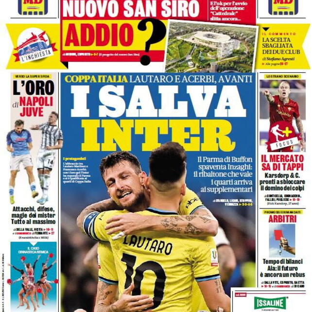 I giornali: 11 gennaio 2023