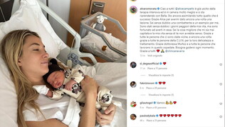 Morata rassicura: "Alice sta meglio, i giorni pi&ugrave; brutti della mia vita"