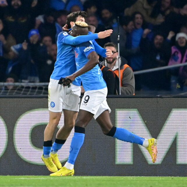 Napoli-Juve: le foto della gara