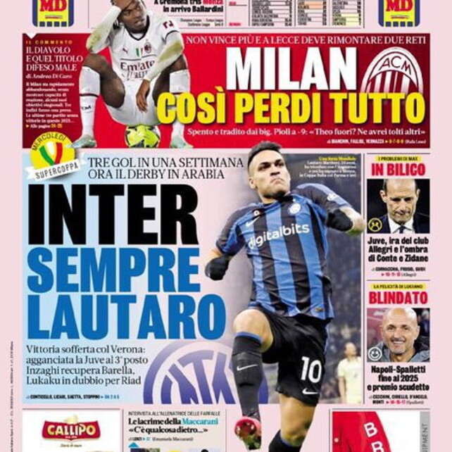 I giornali: domenica 15 gennaio 2023