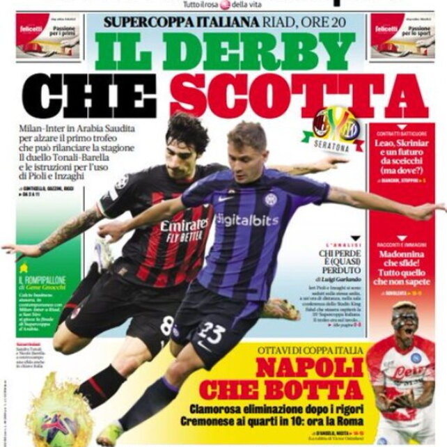 I giornali: 18 gennaio