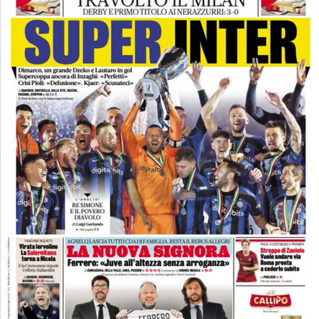 I giornali: gioved&igrave; 19 gennaio