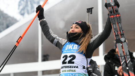 Dorothea Wierer trionfa ad Anterselva: &quot;Che bello vincere in casa&quot;