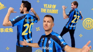 L&#39;Inter nell&#39;anno del coniglio, maglia speciale per il Capodanno cinese