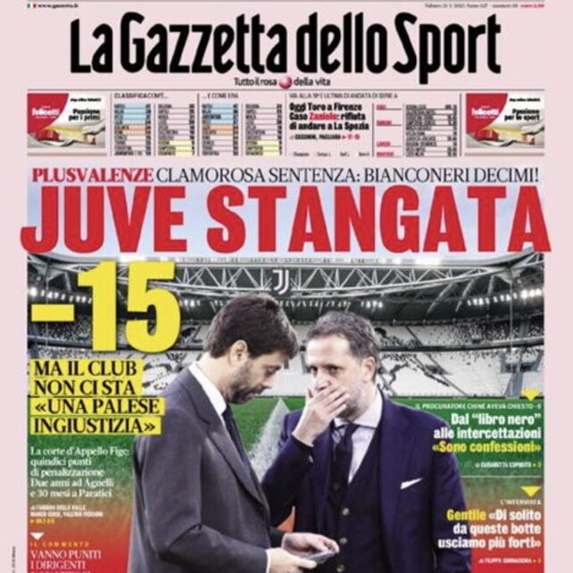 I giornali di sabato 21 gennaio