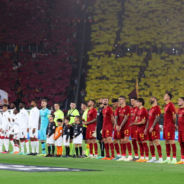 Roma-Leverkusen, le immagini del match