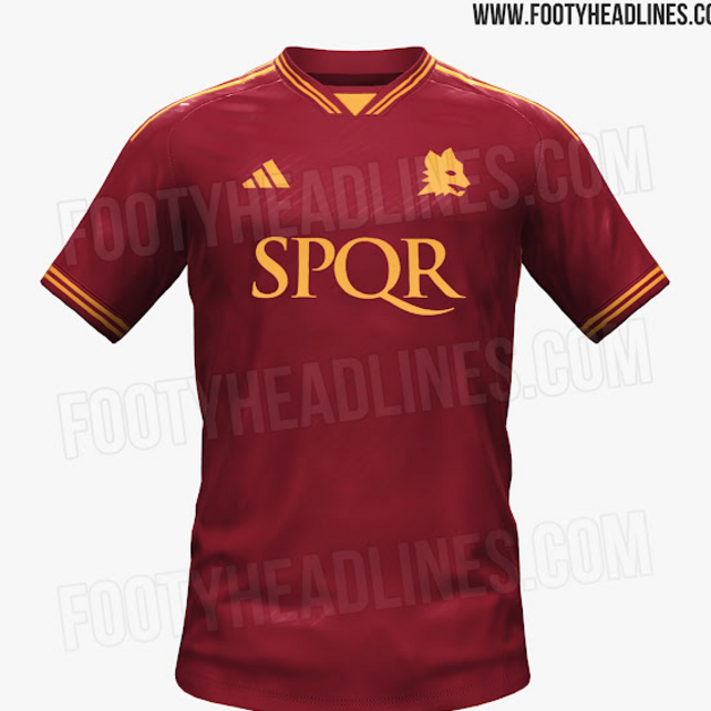 Roma, la nuova maglia per la stagione 2023/24