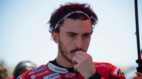 Bagnaia: "Giornata complicata. Sulla scia di Marquez..."