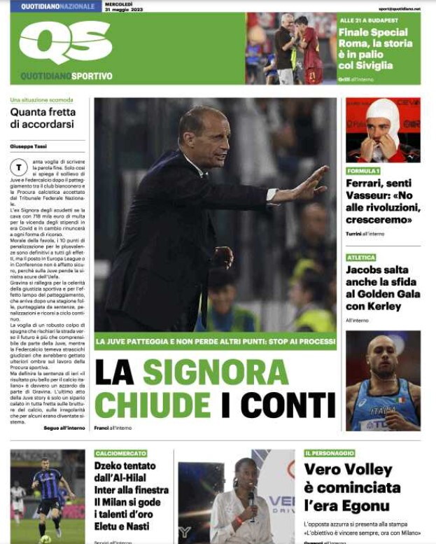 I giornali del 31 maggio 2023 - foto 14