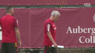 Roma, domani l'esordio in Europa: le immagini della vigilia