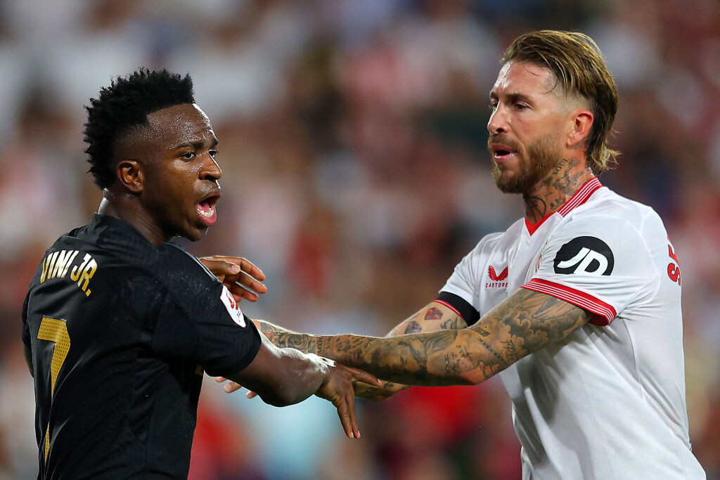 Ramos Rudiger Siviglia-Real, scintille Sergio Ramos-Rudiger