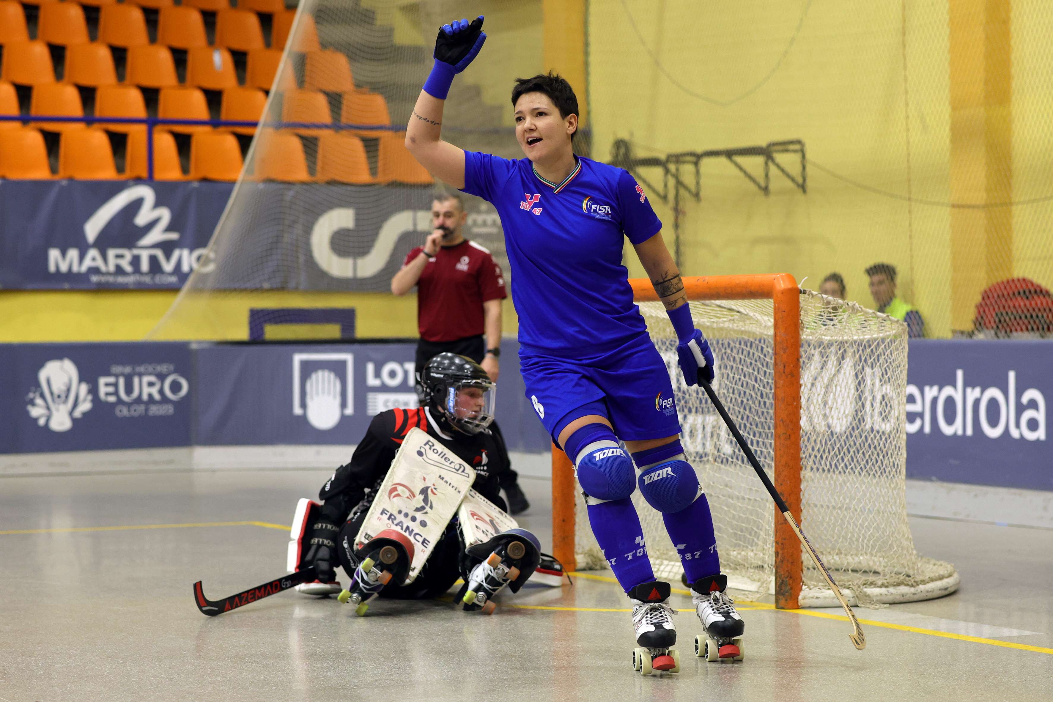 Europei hockey pista l'Italia femminile piega la Francia (30) e
