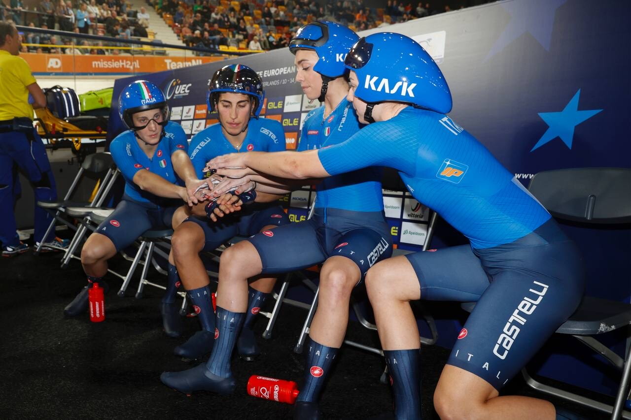 Europei di ciclismo su pista, l'Italia vince l'oro nell'inseguimento a