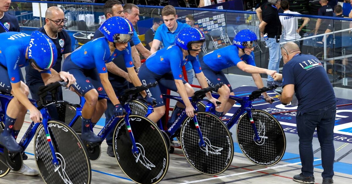 Europei di ciclismo su pista, l'Italia vince l'oro nell'inseguimento a