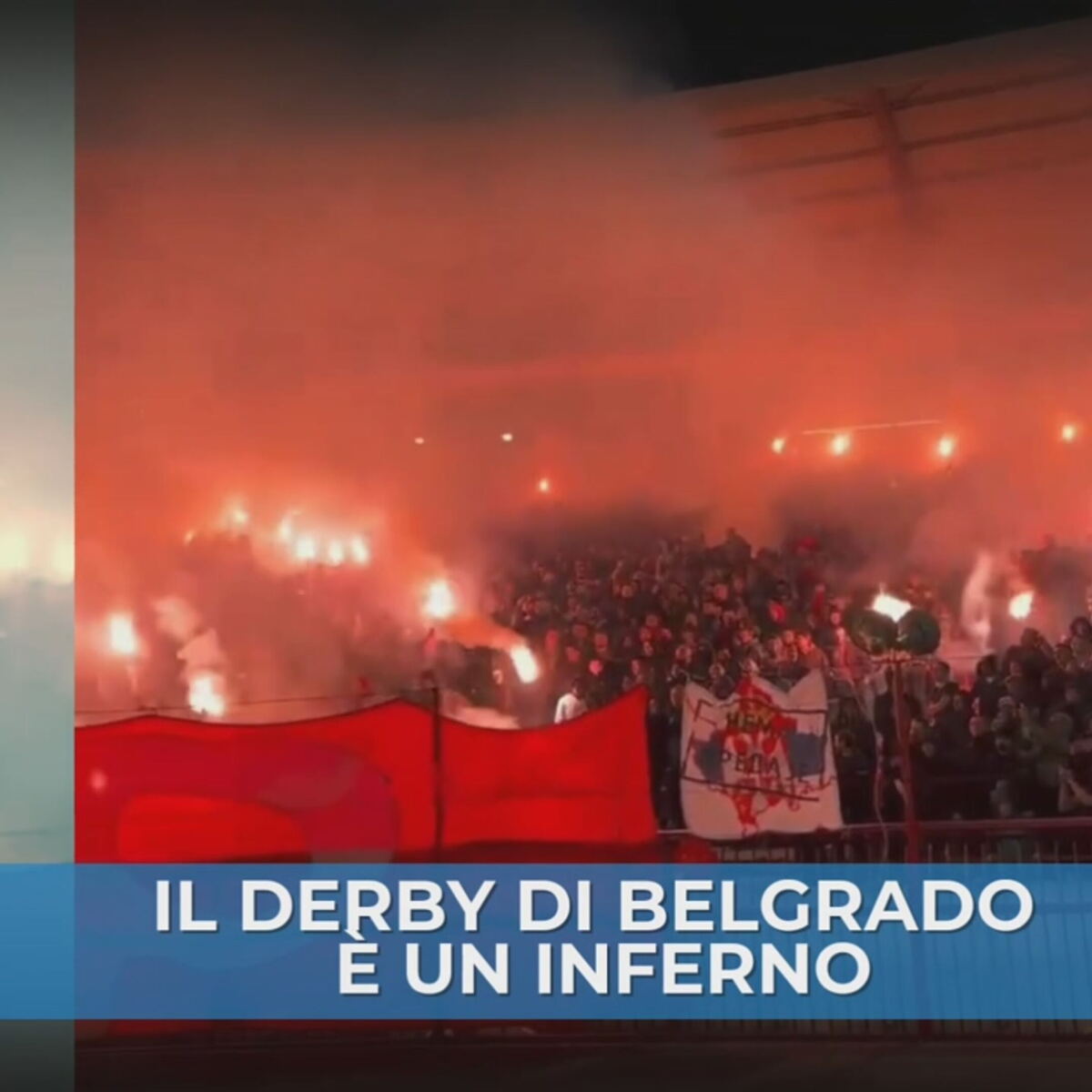 Stella Rossa-Partizan Belgrado: spettacolo infernale sugli spalti