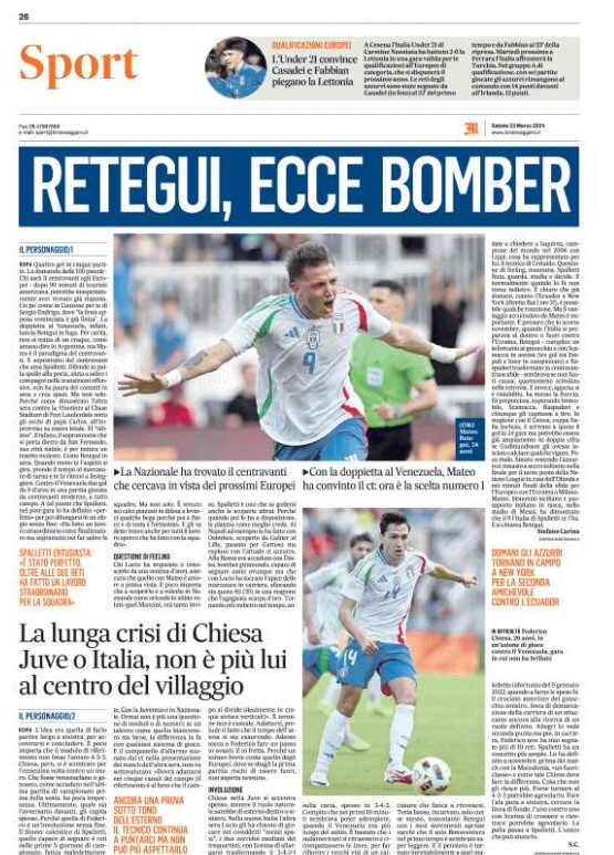 I giornali: sabato 28 marzo 2024 - foto 9