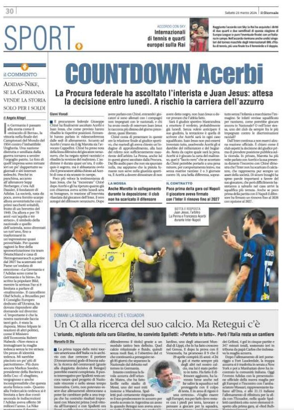I giornali: sabato 28 marzo 2024 - foto 7