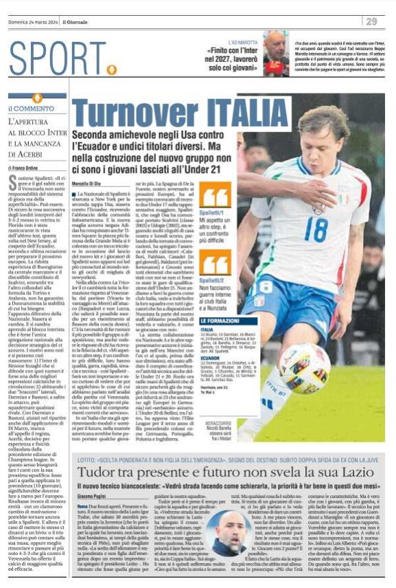 I giornali del 24 marzo 2024 - foto 10